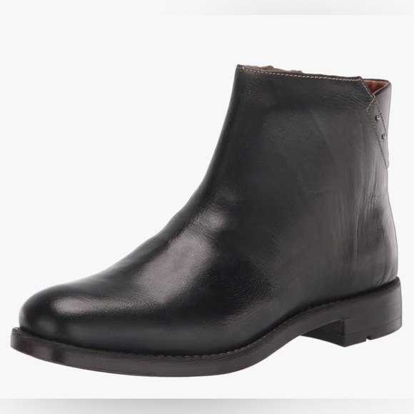Prwnd Franco Sarto Women's Mobi Ankle Boot sz8.5 black genuine leather - Picture 1 of 13
